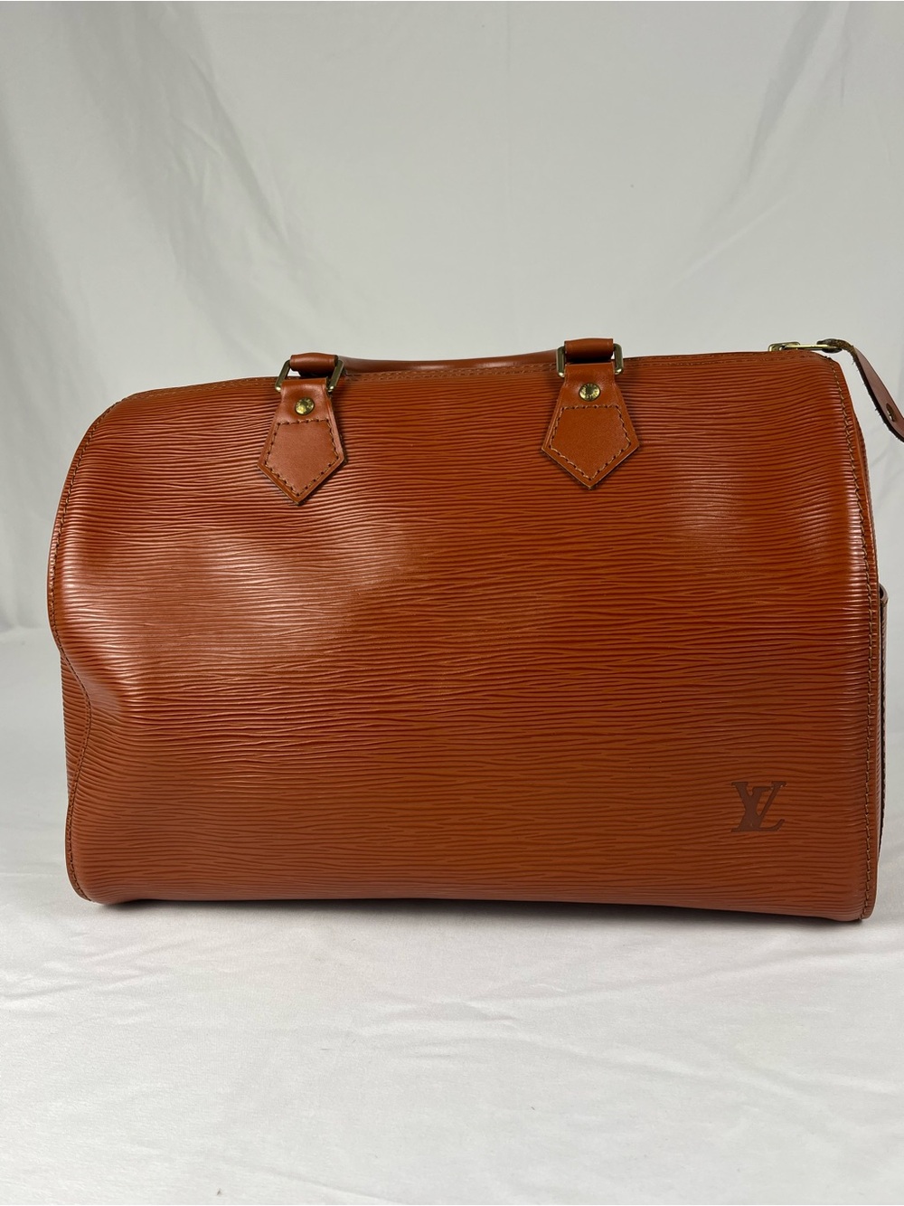 Louis Vuitton Epi Speedy 30 Kenyan Fawn Brown Leather Bag Vintage 1995 France
